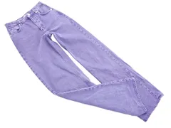 ZARA ザラ デニムパンツ size36/紫 ■■ レディース
