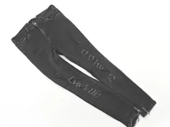 ZARA TRF ザラ トラファ クラッシュ加工 ストレッチ スキニー デニムパンツ size38/黒 ■■ レディース