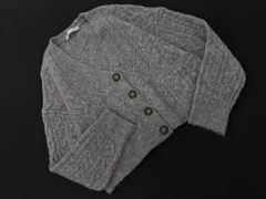 ZARA ザラ ケーブル編み カーディガン sizeS/グレー ◇■ レディース