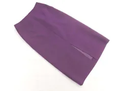 BEAUTY & YOUTH ビューティ&ユース ユナイテッドアローズ フロントスリット ロング スカート sizeS/紫 ■■ レディース