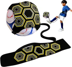 Ｏｋｉｍａ サッカー 練習 基礎感覚を身に付ける リフティングボール トレーニング 室内 練習道具 用品 3号 4号 5号 (ブラックxイエロー)のサムネイル