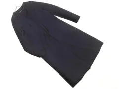 green label relaxing グリーンレーベルリラクシング ユナイテッドアローズ ウール混 ロング ショール カーディガン 紺 ◇■ レディース