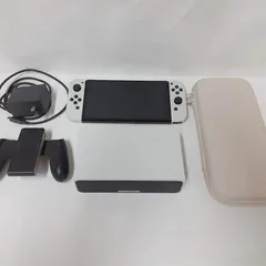 Nintendo Switch(有機ELモデル) Joy-Con(L)/(R) ホワイト　状態：可　※箱なし、HDMIケーブルなし、Joy-Conストラップなし