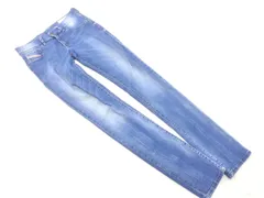 DIESEL ディーゼル ローウエスト ストレッチ スキニー デニムパンツ size27/青 ■■ レディース