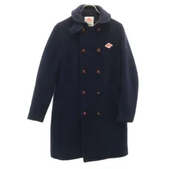 Danton ダントン アーバンリサーチドアーズ URBAN RESEARCH DOORS 日本製 ウールコート 34 ネイビー レディース 古着