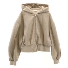 美品 ZARA ザラ クロップド ジャケット L グレージュ レディース 古着