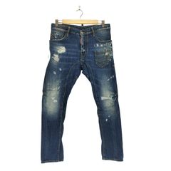 美品】DSQUARED2 チノパン ベージュ ペイント入り 48 - メルカリ