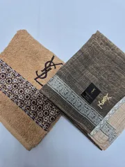 【新品】YVES SAINT LAURENT メンズハンカチ & タオルハンカチ セット