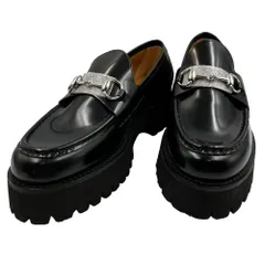 GUCCI グッチ 764211 ガラスレザー ホースビットローファー シューズ