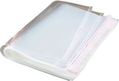 IMPACT 온라인 opp 가방 특대 테이프 첨부 초특대 랩핑 선물 포장 100장 (투명, 60x80cm 100장)