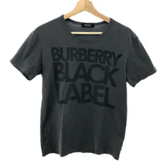 BURBERRY BLACK LABEL バーバリーブラックレーベル プリント半袖カットソー サイズ:2     グレー メンズ / 240001175904