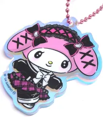 【中古】キーホルダー マイメロディ アクリルキーホルダー 「Happyくじ Sanrio characters HALLOWEEN 2024」 アクリルキーホルダー賞