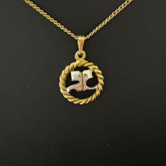 クレージュ ネックレス ゴールド ロゴ ヴィンテージ courrèges パリ アクセサリー 1208006