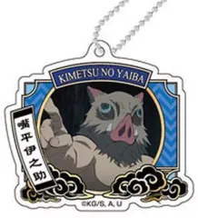 【中古】キーホルダー・マスコット(キャラクター) 嘴平伊之助E 「鬼滅の刃 デコフレアクリルキーホルダー Vol.3 伊之助BOX」