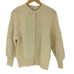 スローブイエナ SLOBE IENA ウールカシミヤ柄編みカーディガン レディース 表記無 