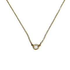 ティファニー TIFFANY&Co. ネックレス バイザヤード K18イエローゴールド/ダイヤモンド レディース