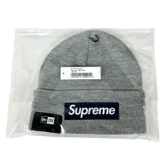 SUPREME シュプリーム × New Era 25AW Box Logo Beanie ニットキャップ グレー サイズフリー 正規品 / 45102
