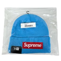 SUPREME シュプリーム × New Era 25AW Box Logo Beanie ニットキャップ ブルー サイズフリー 正規品 / 45104