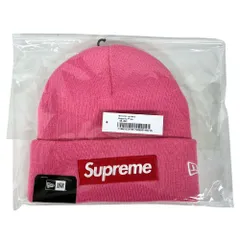 SUPREME シュプリーム × New Era 25AW Box Logo Beanie ニットキャップ ピンク サイズフリー 正規品 / 45107