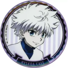 【中古】バッジ・ピンズ キルア=ゾルディック(等身) 「HUNTER×HUNTER×animatecafe 奇術師ヒソカのヒソカフェ トレーディング缶バッジ」
