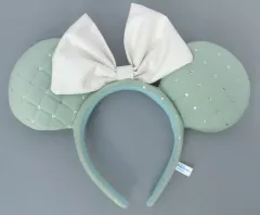 【中古】アクセサリー(非金属) ミニー(グリーン/チェック/ホワイトラメリボン) カチューシャ 「ディズニー」 東京ディズニーリゾート限定