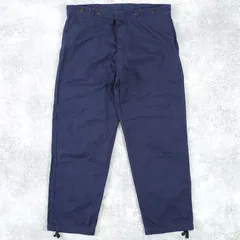 90s ドイツ軍実物 ワークパンツ ネイビー 56 ●571