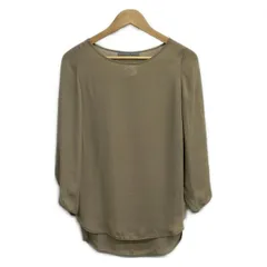 theory luxe(セオリーリュクス) 長袖シャツブラウス サイズ038 M レディース - ベージュ クルーネック/春・夏物