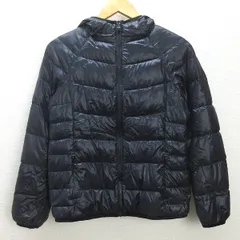 U■ユニクロ/UNIQLO ウルトラライトダウンジャケット【M】黒/LADIES/k37【中古】■