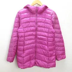 U■ユニクロ/UNIQLO ウルトラライトダウンジャケット【L】ピンク/LADIES/k13【中古】■