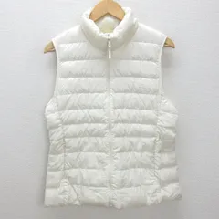 U■ユニクロ/UNIQLO ウルトラライトダウンベスト【XL】白/LADIES/L33【中古】■