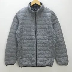 U■ユニクロ/UNIQLO ウルトラライトダウンジャケット/千鳥格子柄【XL】黒灰/men's/H34【中古】■