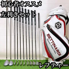 M5.レフティー　初心者オススメ　ゴルフクラブ　メンズ左利きセット