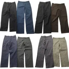 古着卸 まとめ売り ディッキーズ Dickies 874 ワーク パンツ 8枚セット (メンズ 36 ) ストレート ブラック グレー 中古 古着 NC9279