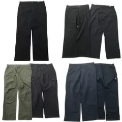 古着卸 まとめ売り ディッキーズ Dickies パンツ 7枚セット (メンズ 38 ) カーゴ ストレート ブラック ネイビー 中古 古着 NC9326