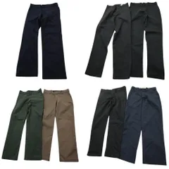古着卸 まとめ売り ディッキーズ Dickies パンツ 7枚セット (メンズ 28 /30 /31 ) ストレート ワーク ブラック 中古 古着 NC9348