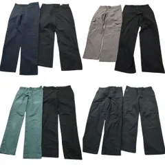古着卸 まとめ売り ディッキーズ Dickies パンツ 8枚セット (メンズ 34 /36 ) カーゴ ストレート ブラック ネイビー 中古 古着 NC9342