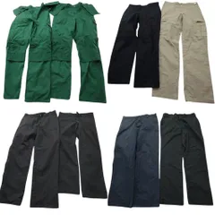 古着卸 まとめ売り ディッキーズ Dickies パンツ 8枚セット (メンズ 36 ) カーゴ ブラック ストレート 中古 古着 NC9341