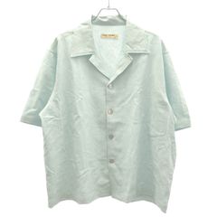 Sandy Mac Donald 半袖シャツ ブルー L 16 1/2 - メルカリ