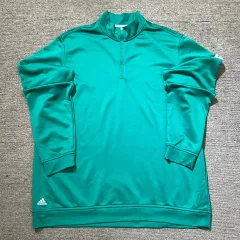 (XL) アディダス トレーナー ハーフジップ