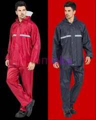 レインスーツ レインコート 上下セット レインウェア メンズ レディース 防水 撥水 透湿 雨カッパ 雨具 原付用 自転車 アウトドア 作業用 釣り114477