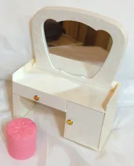 タカラ リカちゃんの白い白い家具セット チャーム鏡台