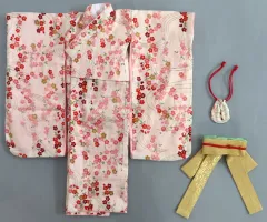 【中古】ドールアクセサリー 50cm用 着物set ～サクラしぐれ～ ピンク(アゾンダイレクトストア販売ver.)