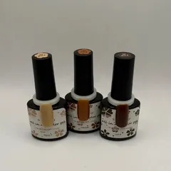 【サンプル使用品 】3本セット sacra サクラ オールインワンカラージェル M017 M018 M019ブラウン系  6ml