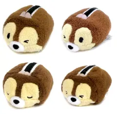 【中古】ぬいぐるみ チップ ぬいぐるみ ミニ(S) 4顔セット 「ディズニー TSUM TSUM -ツムツム-」 ディズニーストア限定