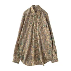 old　デザインシャツ　レトロ　総柄　ヴィンテージ　90ｓ　アーカイブ