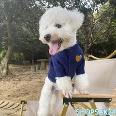 犬 服 猫 服 秋冬 ニット セーター カーディガン 小型犬 中型犬 ビション フレンチブルドッグ ポメラニアン 防寒 あったか ハート柄 宝ブルー レッド ダークグレー676