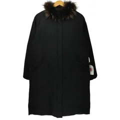 ユナイテッドアローズグリーンレーベルリラクシング UNITED ARROWS green label relaxing FM 2WAY ファー ノーステッチ ダウン コート レディース JPN：38 