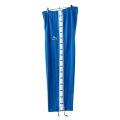 90s　PUMA　トラックパンツ　ジャージ　刺繍　ワンポイント　ストライプ