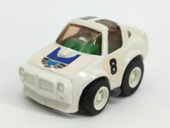 タカラ チョロQA ファイヤーバード トランザム 白 凸グリル シール鳥 青黒 A-65