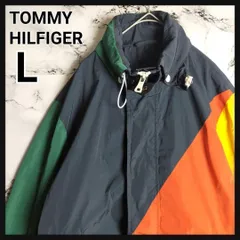【希少】TOMMY HILFIGER セーリングジャケット L マルチカラー 復刻 90sスタイル ナイロン ブルゾン T-Pablow ストリート 完売